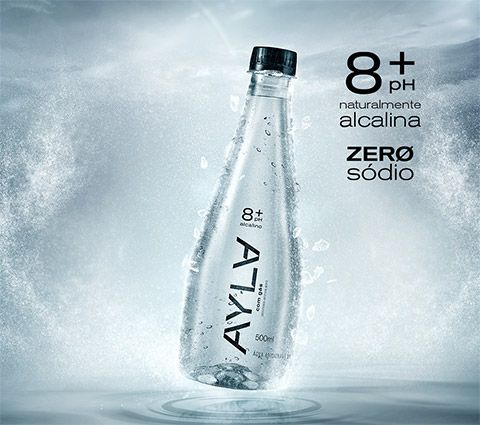 AYLA® 8  pH - Ayla é uma água naturalmente alcalina.